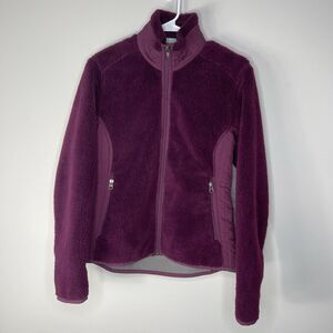 PATAGONIA Synchilla Zip Up Fleece Jacket Plum Women's Size Small